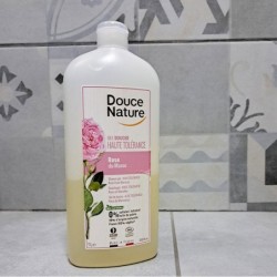 Gel de dus natural hipoalergenic cu apa de trandafiri 1L