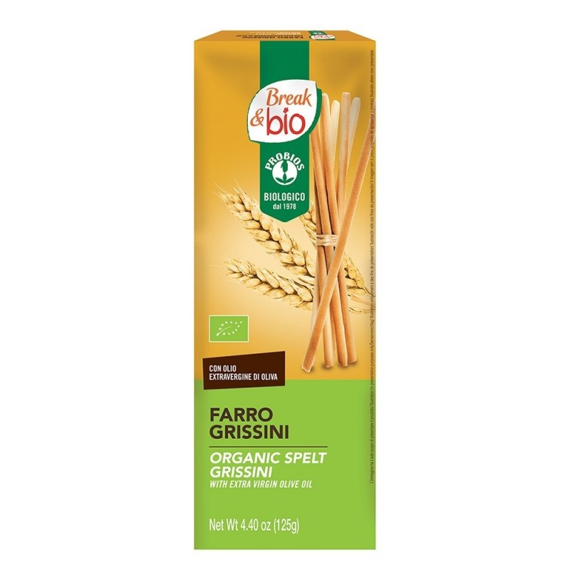 Grisine din spelt cu ulei de masline 125g