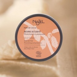 Unt de shea nerafinat cu aroma de cacao 100g Via Naturalia