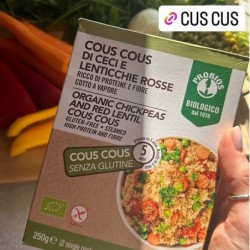 Cuscus fara gluten proteic din naut si linte rosie.