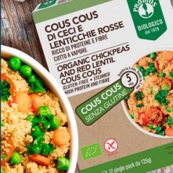 Cuscus fara gluten proteic din naut si linte rosie 250g