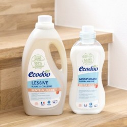 Duo Detergent rufe bio si balsam rufe bio cu miros de piersici