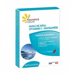 Ulei de Krill - Vitamina C - Mangan Supliment alimentar 15 gelule