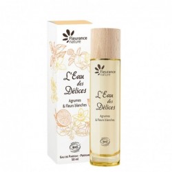 L'Eau des Délices Citrice și Flori albe - apă de parfum bio 50ml