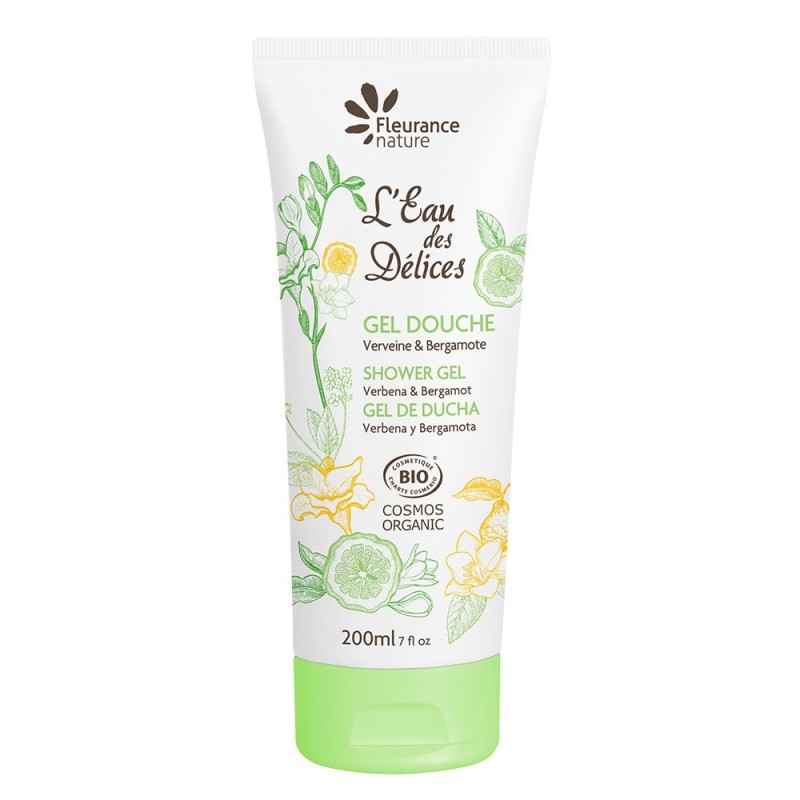 Gel de dus bio cu parfum de verbina si bergamota 200ml