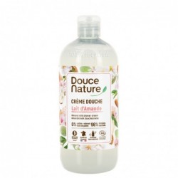 Gel de dus natural certificat bio 500ml - cu lapte de migdale