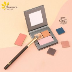 Fard de pleoape bio si blush in paleta reincarcabila