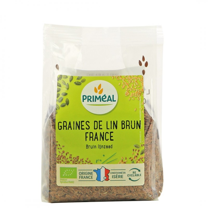 Semințe de in brun 250g origine Franța