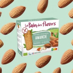 Paine crocanta/crackers fara gluten cu migdale 150g