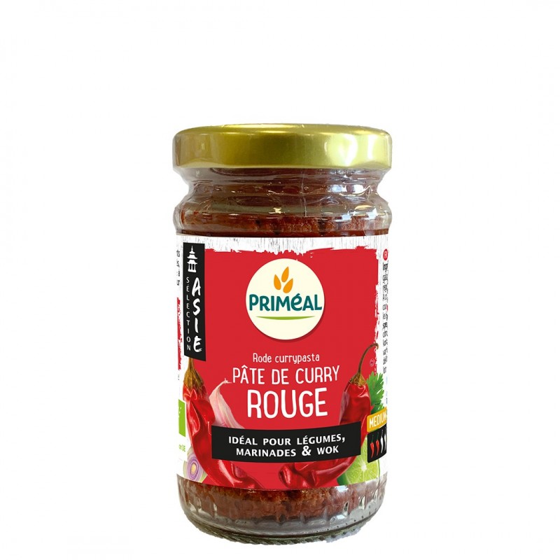 Pasta curry roșu bio 120g