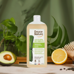 Sampon fara sulfati si gel de dus natural 2 in 1 cu lemongrass 1L